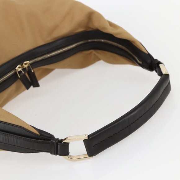 Authentic GUCCI GG Canvas Web Sherry Line Bag Beige Brown gold 001 4287 - Picture 14 of 16